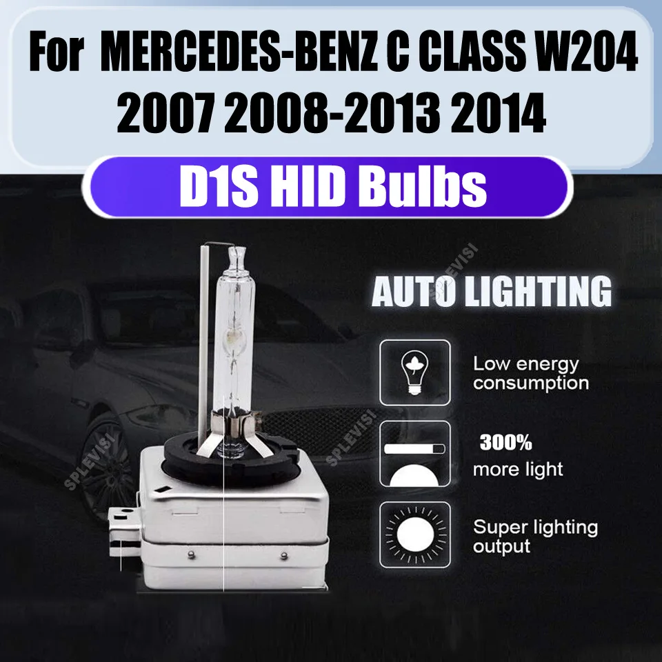 

D1S HID лампы для фар 6000K-высокотемпературные материалы патрон лампы для MERCEDES-BENZ C CLASS W204 2007 2008-2014