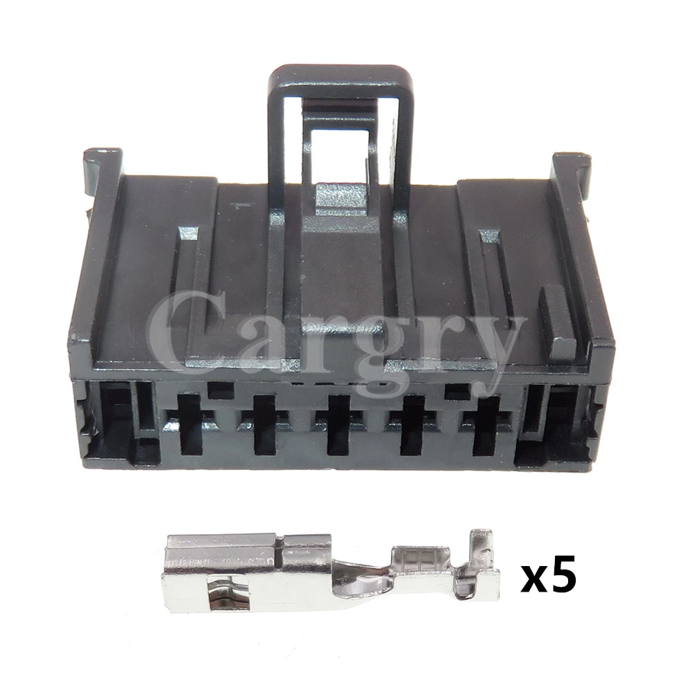 1 Set 5P Auto Electrical Socket AC Assembly Car Wiring Connector with Wires Auto Modification Plug Accessories