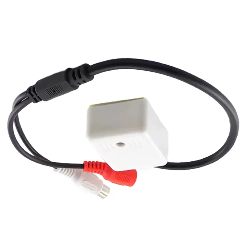 -BOFF Линейный тип микрофона Звуковая головка RCA-адаптер Аудио наблюдение Пикап Оборудование безопасности Купольный тип Коллекторный рекордер