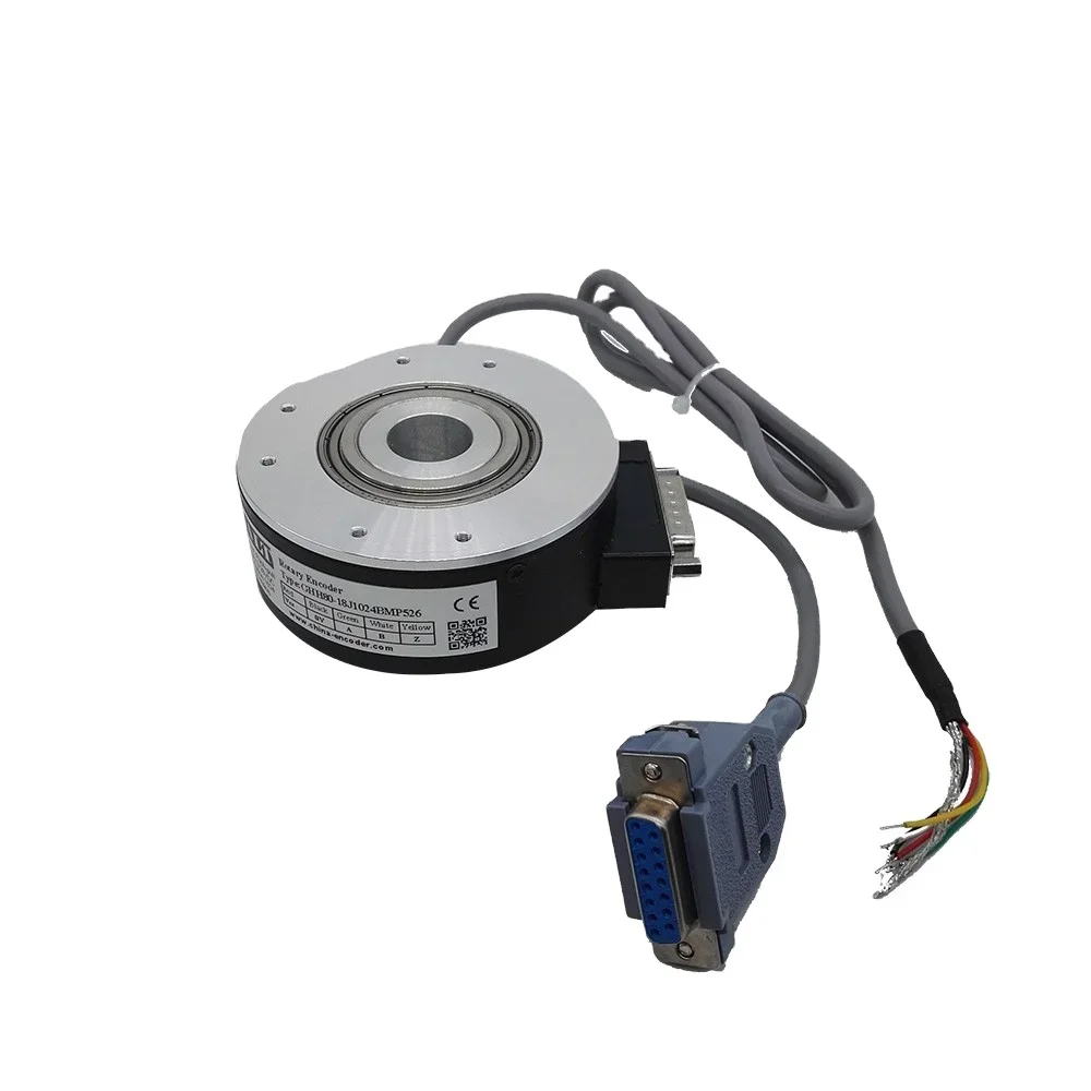 NEW GHH80 series 18mm Hollow Shaft Encoder 500 1000 1024 2500 Pulse Incremental Encoder Push pull A B Z
