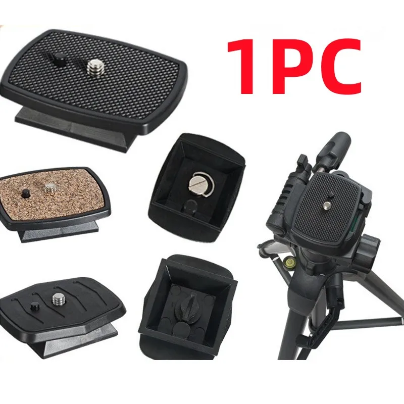 1pc Tripod Quick Release Plate Camera Tripod Mount Adapter 4 Sizes QR Release Camera Tripod Ball Head Parts Replacement Part