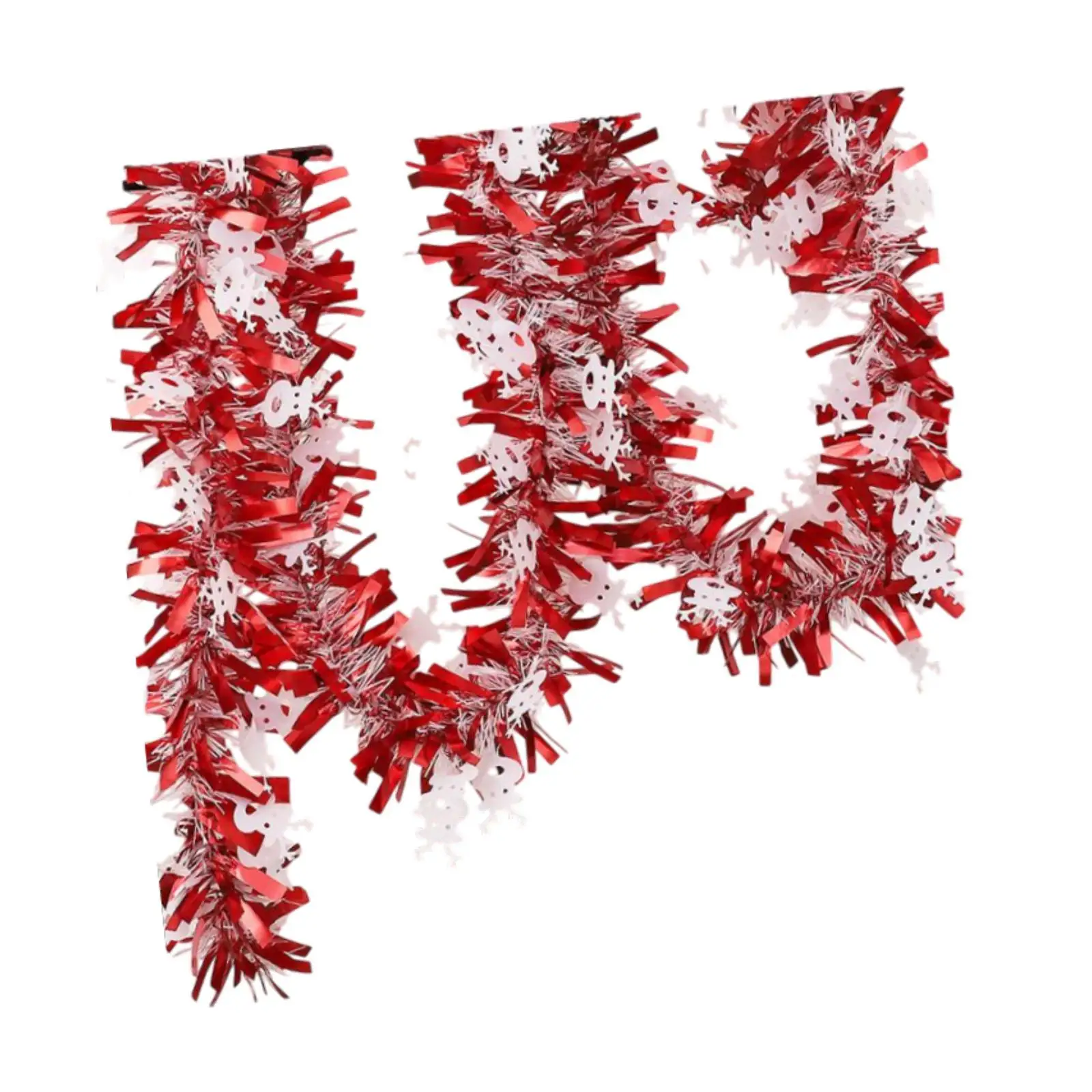 عيد الميلاد بهرج جارلاند عيد الميلاد غاسل سباركلي لامعة معلقة زخرفة لجدار الهالوين عيد الحب درابزين مهرجان