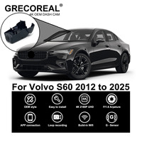 GRECOREAL 4K Dash Cam Front and Rear 2160P WiFi Car Dual Dashcam APP Control Easy Install Plug Play Compatible with Volvo S60