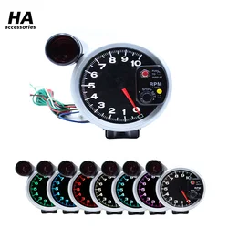HA Accessories Repalcement Auto Gauge Tachometer 5inch 125mm  0-10000RPM Auto Meter