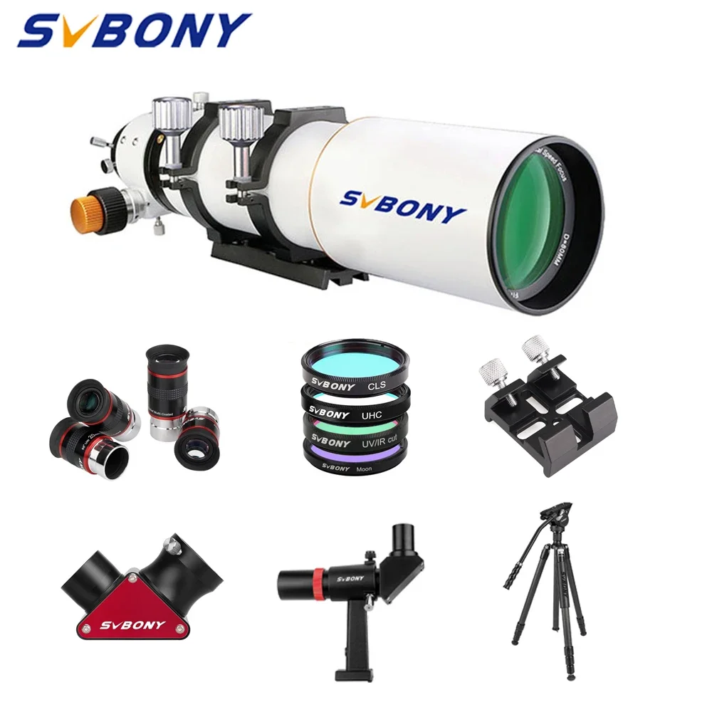 

SVBONY SV503 Telescope,80ED/F7 Telescope OTA Focal Length 560mm Set, for visual observation