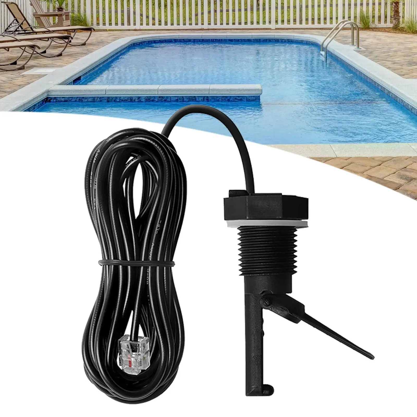 PP Material Pool Flow Switch Flexible Water Flow Sensor Assembly for Saltwater Filtration System