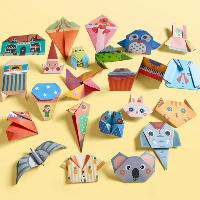 30pcs bambini fatti a mano carta tagliata libro giocattoli artigianali fai da te bambini artigianato cartone animato Scrapbooking giocattoli di carta per bambini giocattoli di apprendimento regali