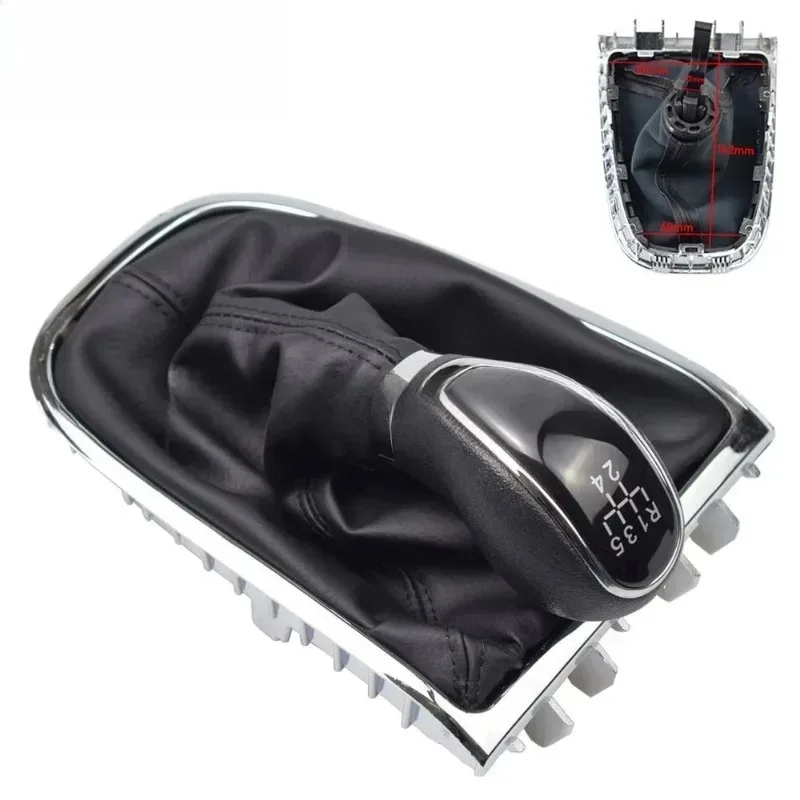 5 / 6 سرعات 12 مللي متر لـ Excelle GT/XT OPEL ASTRA 55565904 إطار أسود مقبض ناقل الحركة رافعة الجراب التمهيد