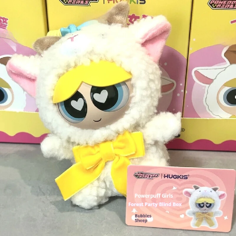 

Горячая оригинальная серия Hugki Powerpuff Girls Forest Part Mystery Box слепая коробка аниме фигурка украшения комнаты коллекция подарки для детей