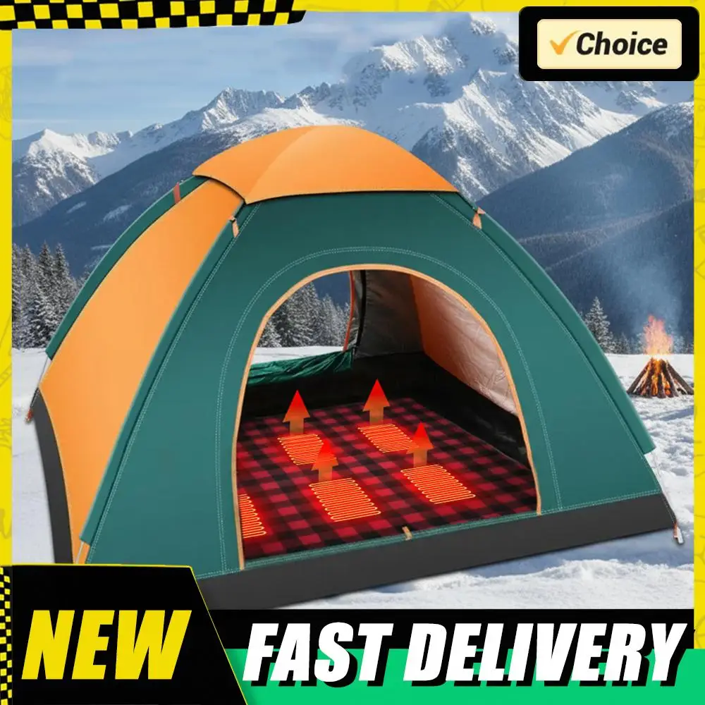 

Outdoor Electric Heating Pads 3 Adjustable Temperature with 6 Heating Zones for Cold Weather Camping Backpacking Or Hiking