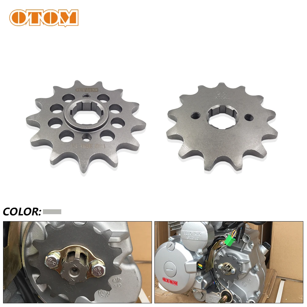 OTOM Motorcycle 520 Chains 13T Front Engine Sprocket Forged Lightweight Cog For ZONGSHEN CB250-F CB250D-G KAYO MOTOLAND AVANTIS