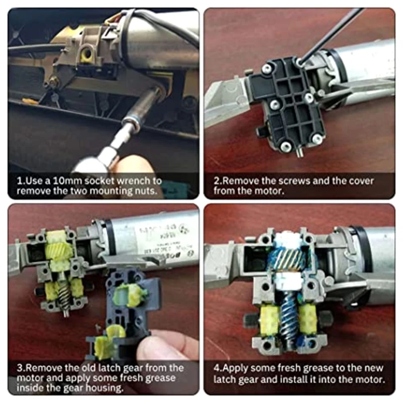 Upgraded Convertible Top Motor Gear Repair Original- Standard for E36 Drop shipping