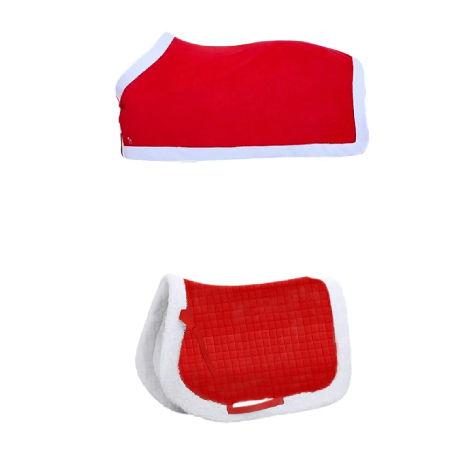 Coperta per sella per cavallo Coperta morbida per le vacanze Comfort Forniture per feste Cuscinetto per il sudore del cavallo