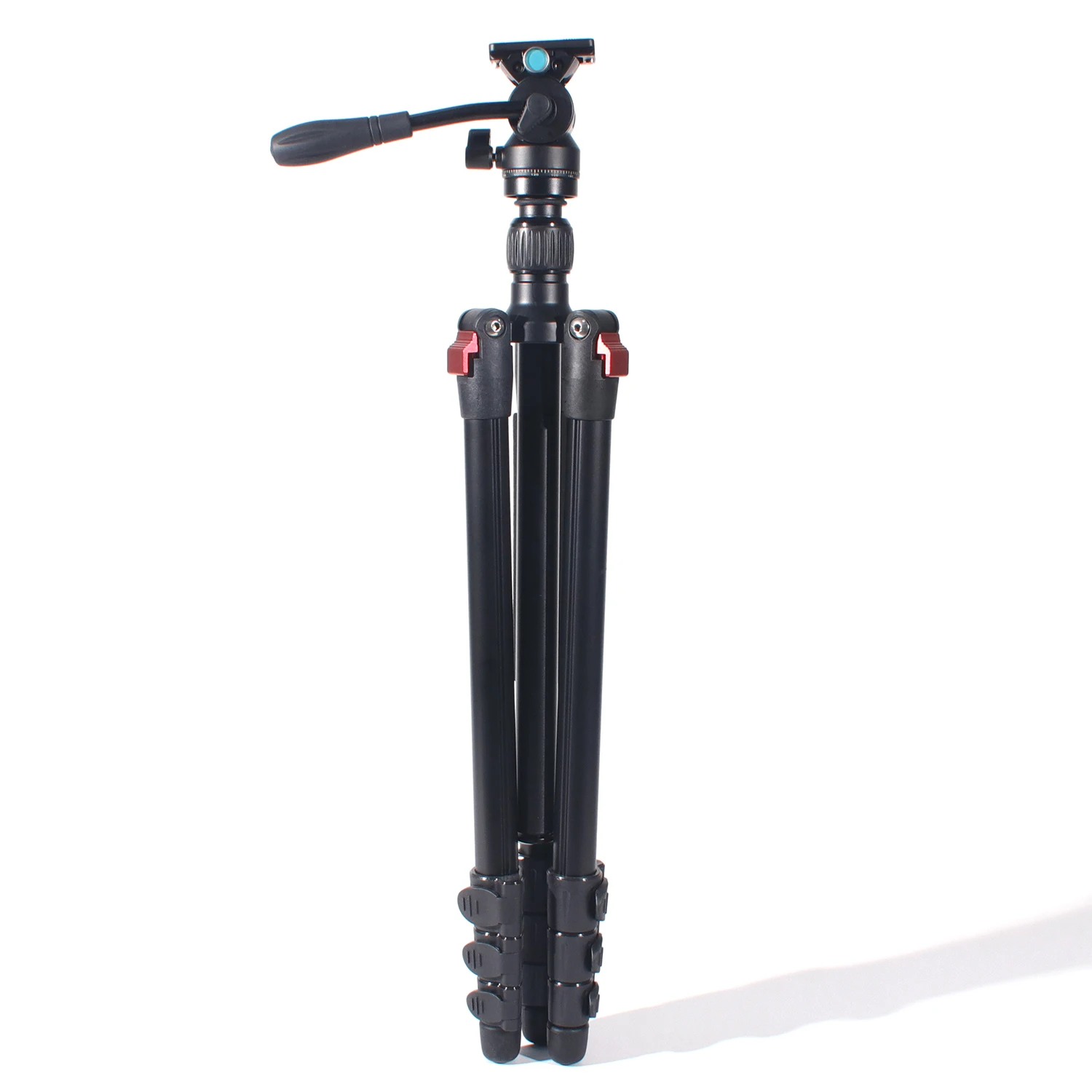 Ak264 Hydraulic Head 3-In-1 Tripod Professional Best Sale Lightweight Video Camera Phone Tripod Stand