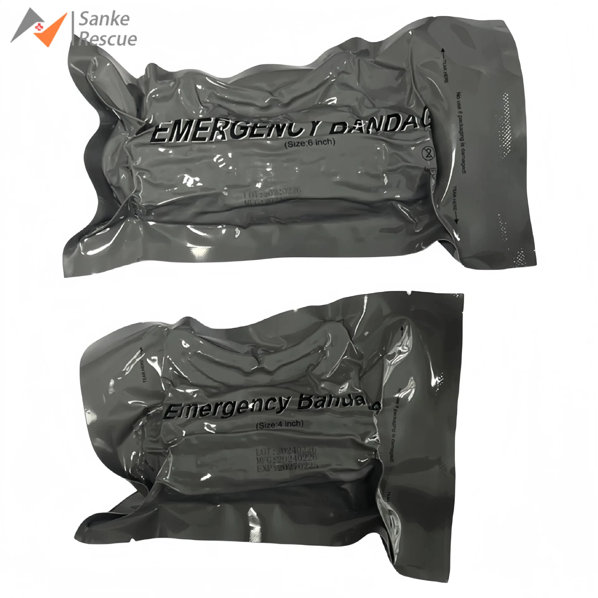 مجموعة الصدمات للإسعافات الأولية في حالات الطوارئ مع ضمادة إسرائيلية للتخييم في الهواء الطلق والمشي لمسافات طويلة والحماية الأمنية والعناية بالجروح #3