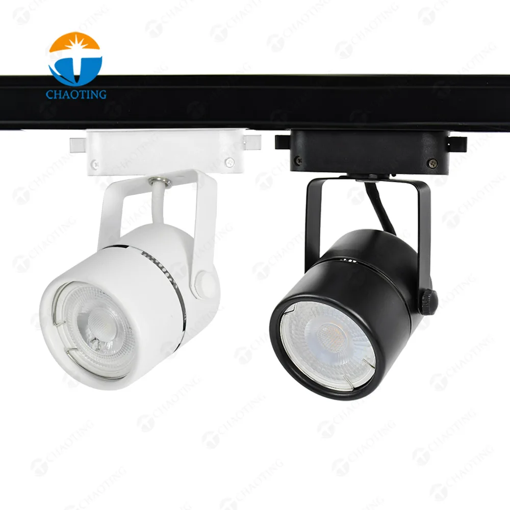 

New Ceiling Linear Lighting System Adjustable Commercial Led SpotTrack Gu10 Spots Fixture Housing Track Lights for Clothing Shop