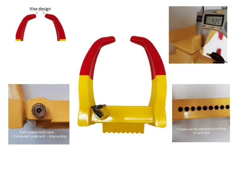 Anti Theft Car Wheel Lock Wheel Clamp For Sale