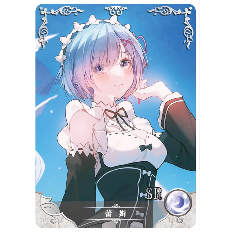 Anime Goddess Story 1M12 SR Series Game Collector Card Rem Yor Forger Elysia Christma Birthday Gift Children's Entertainment Toy