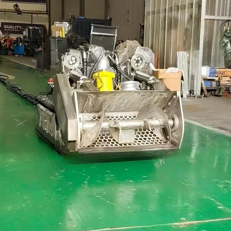 Underwater dredging robot remote control crawler municipal river pipeline dredging sedimentation tank dredging equipment