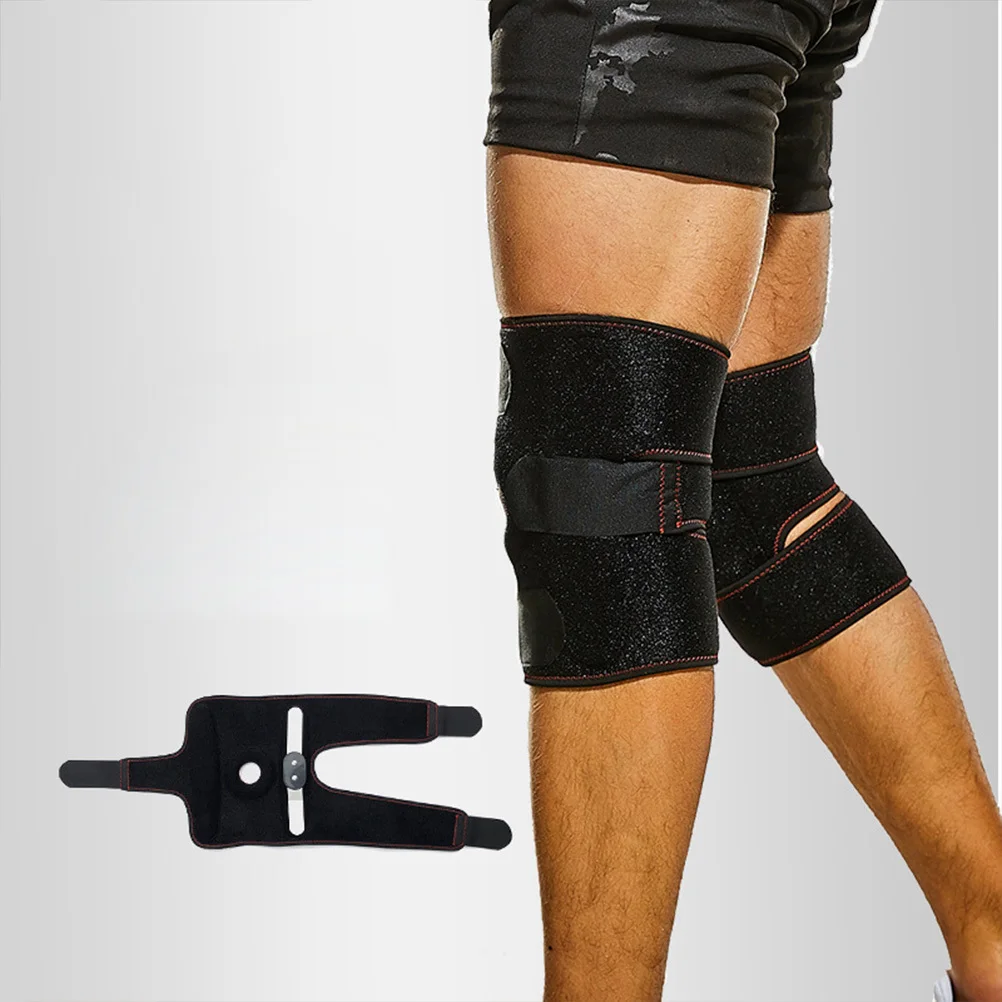 

1pcs Steel Plate Knee Brace Adjustable Support Sleeve For Sports Running Golf Tennis Yoga Pads With Steel Plate Brace Support