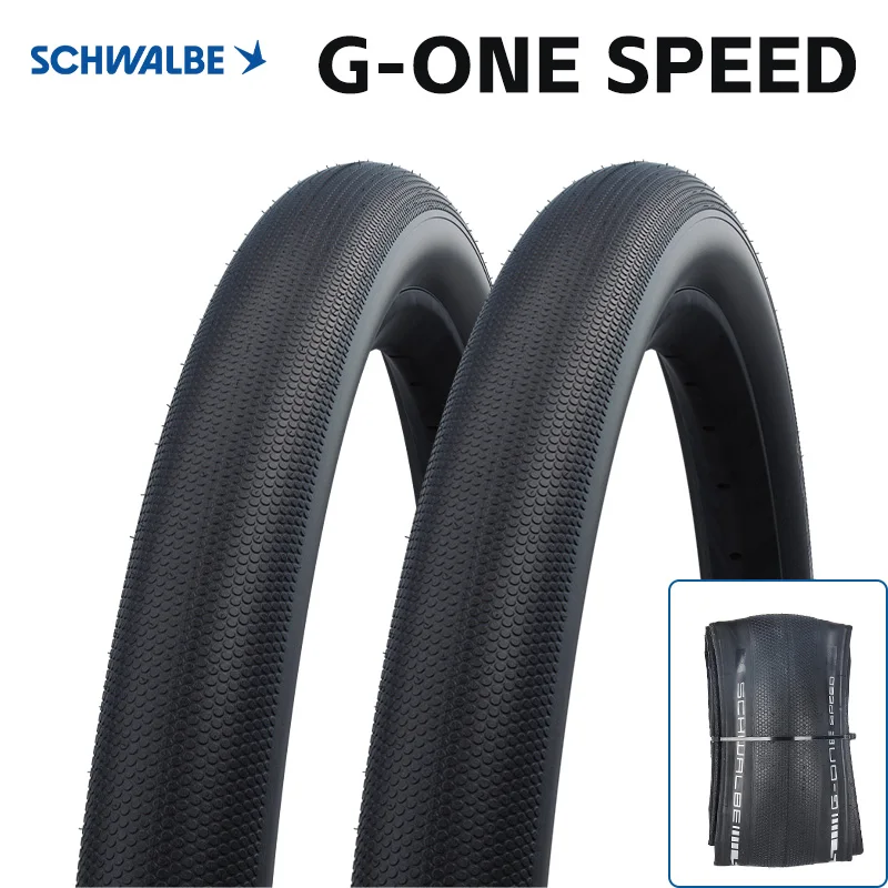 SCHWALBE G-ONE SPEED Bicycle Tire 50-584 27.5X2.0 Raceguard Anti-puncture Folding Tire MTB Gravel Bike Tubeless Ready Tyre