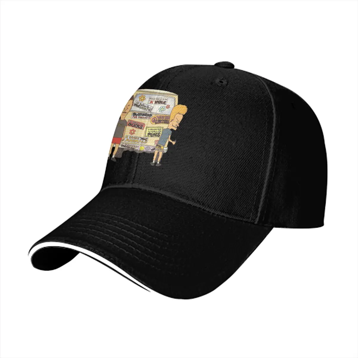 Pure Color Dad Hats Camping Casual Hat Sun Visor Caps Beavis and Butthead Peaked Cap