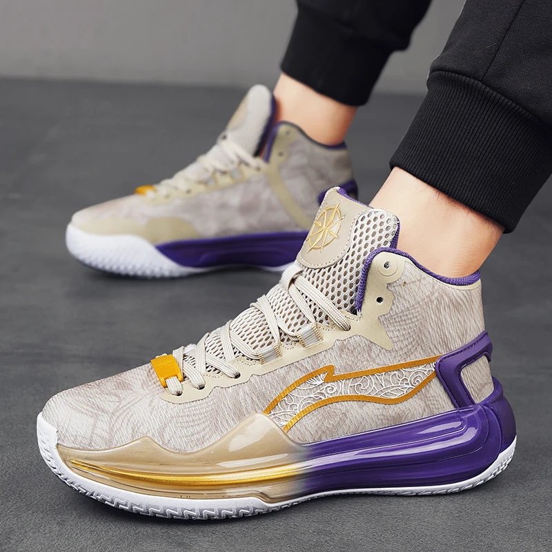 New 2025 professional comfortable lightweight training cushioning rebound basketball shoes sneakers summer new Very good