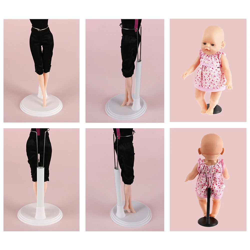 15/20/25/35/45CM Doll Bracket Adjustable Metal Doll Puppet Stand Holder Bracket Support Dollhouse Accessories Toy Store Display