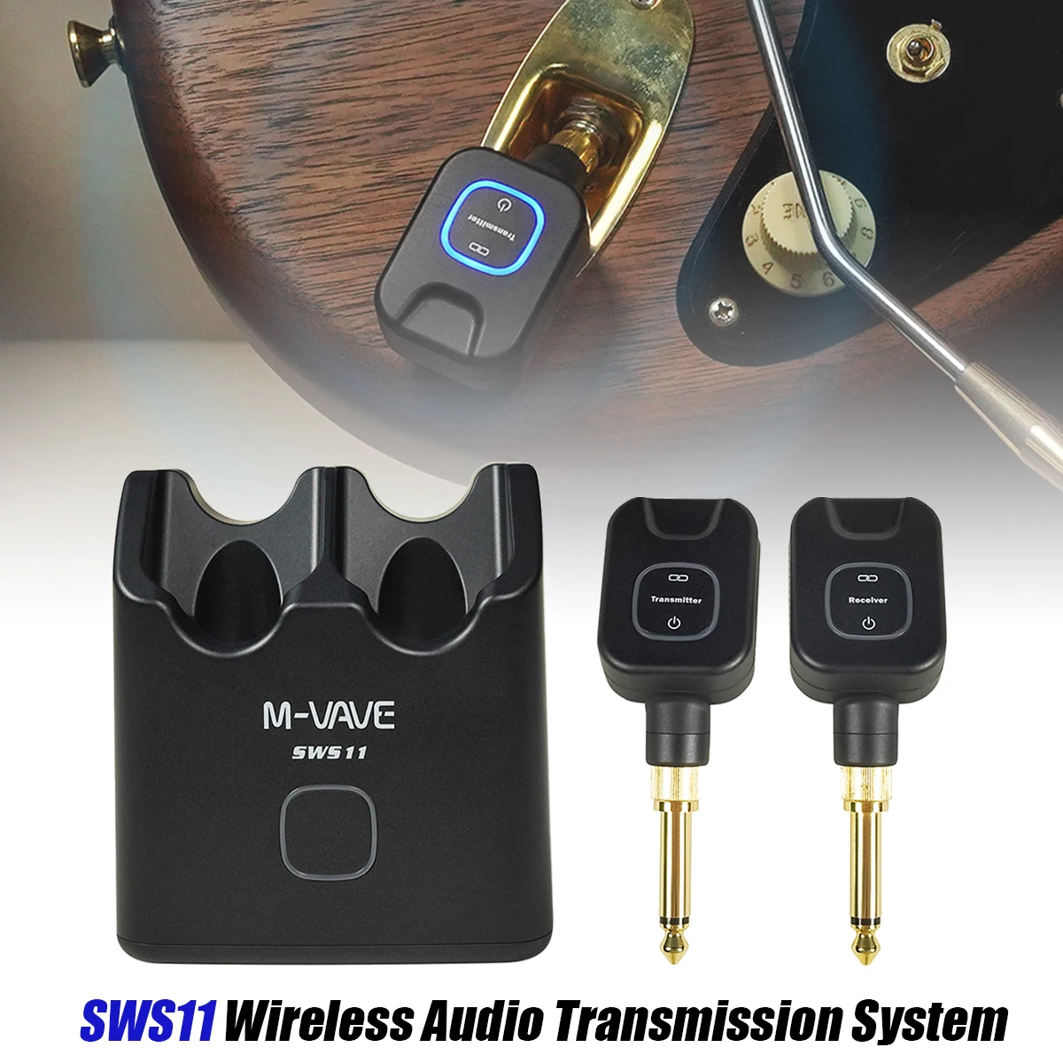 sistema-inalambrico-para-guitarra-m-vave-sws11-de-58-ghz-retardo-de-46-ms-alcance-de-30-m-24-bits-48-khz-estuche-de-carga-1-transmisor-y-1-receptor