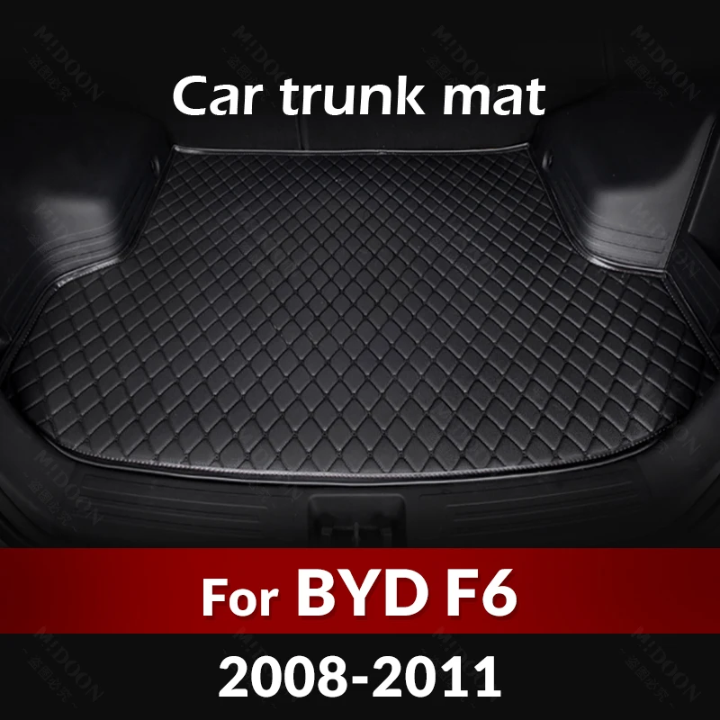 

Коврик для багажника автомобиля для BYD F6 2008 2009 2010 2011, пользовательские автомобильные аксессуары, украшение интерьера автомобиля