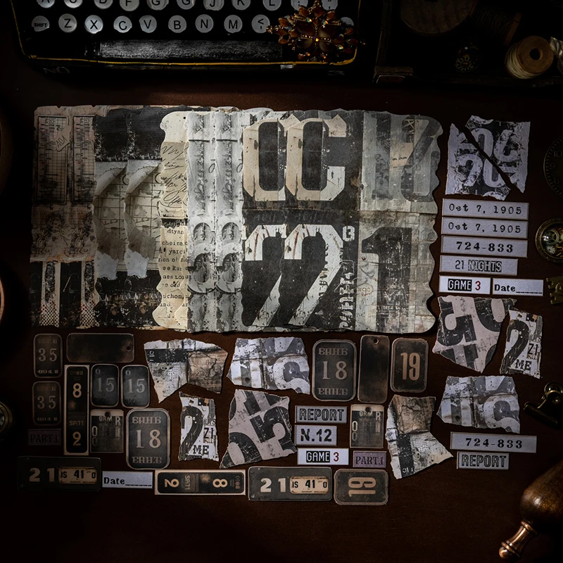 4 pacotes/lote My Junk Journals Series bonito adorável retro decorativo bloco de notas