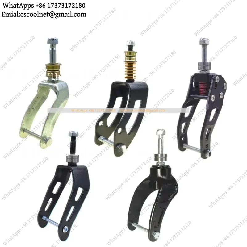 Electric Wheelchair Front Wheel Bracket 10-Inch Spring Iron Plate Universal Manual Chair Accessories Replacement Part