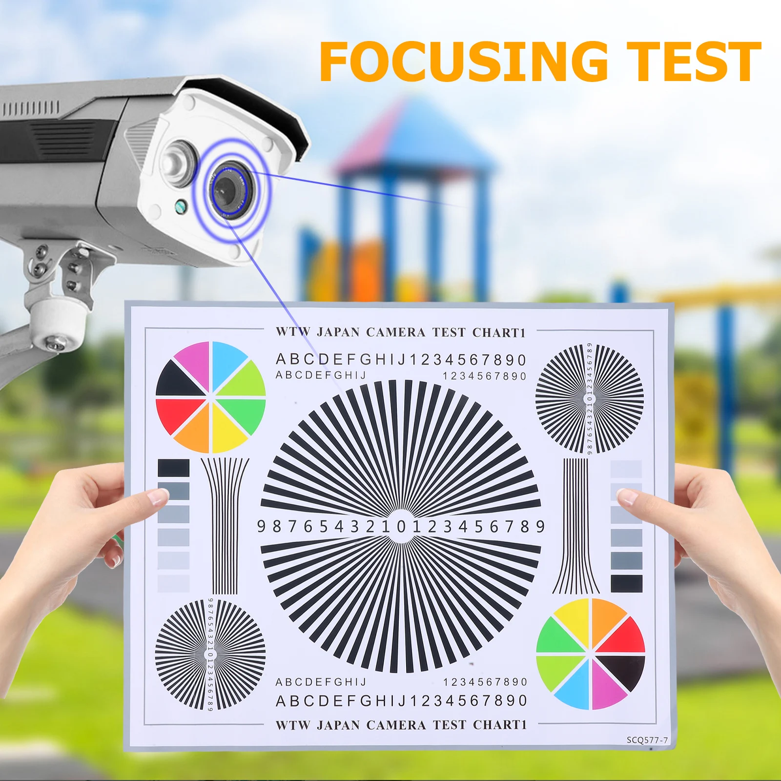 

Monitoring Focus Color Cards Lens Alignment Chart Paper Security Camera Calibration Tool Assembly Parts Adjustment