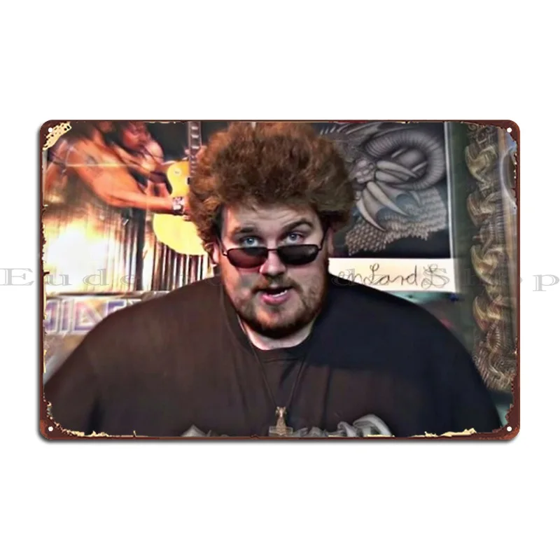 Drachenlord Rainer Winkler Metallplakette Kino Küche Pub Teller personalisiertes Party-Blechschild-Poster