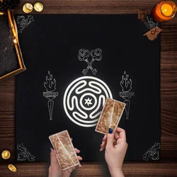 Hecate Goddess Tarots Tablecloth Altar Cloth Witchcraft Astrology Oracle Cards Pads Board Game Card Pad Decor Home Decor