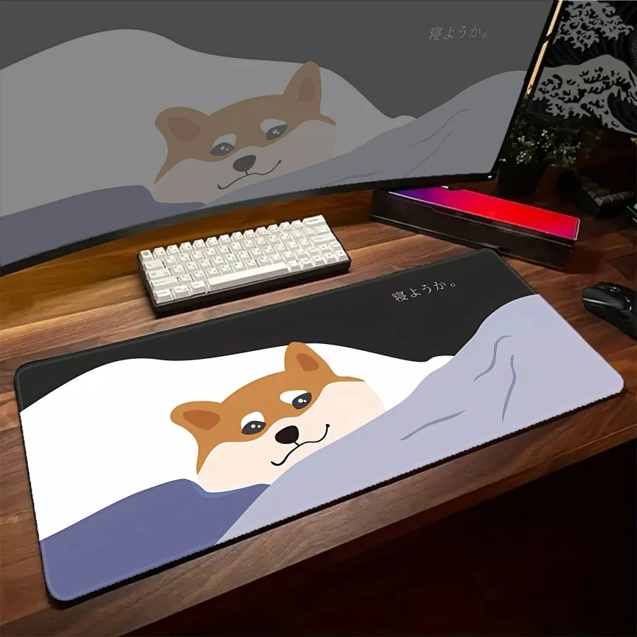 

Big Size Dog Mouse Pad Gaming Large Mousepad Rubber Setup Gamer Desk Mat Table Accessories Pads XXL Kawaii Mousepads