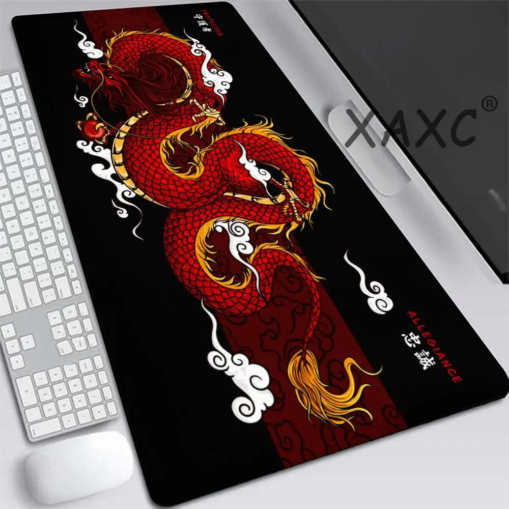 

Chinese Dragon Giant mouse pad Desk Mouse Pad Cute HD Desk Pad Extended Gaming Keyboard Mats Large XXL Gamer Mousepad 120x60CM