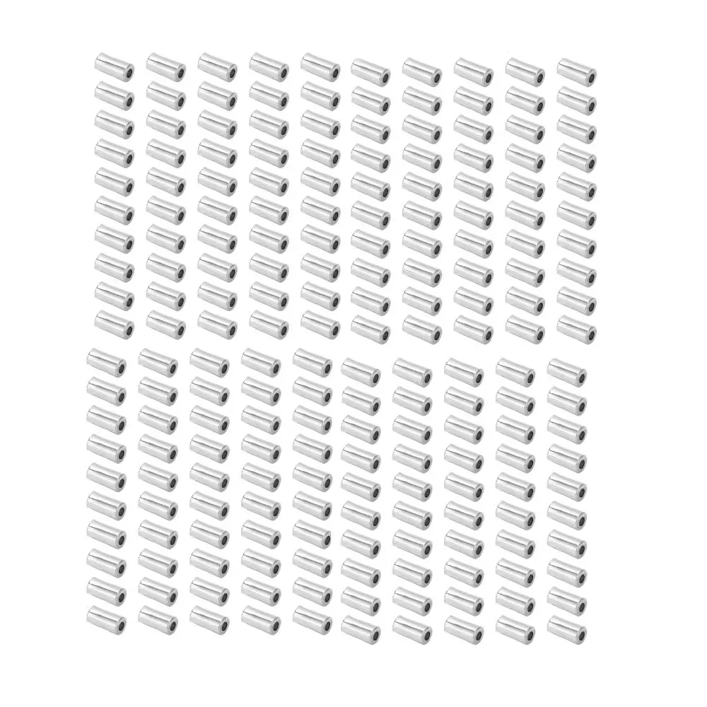 

200PCS 5mm Bike Brake Cable End Cap Silver Copper Bike Cable Cap Easy To Install Bike Brake Cable End Cover