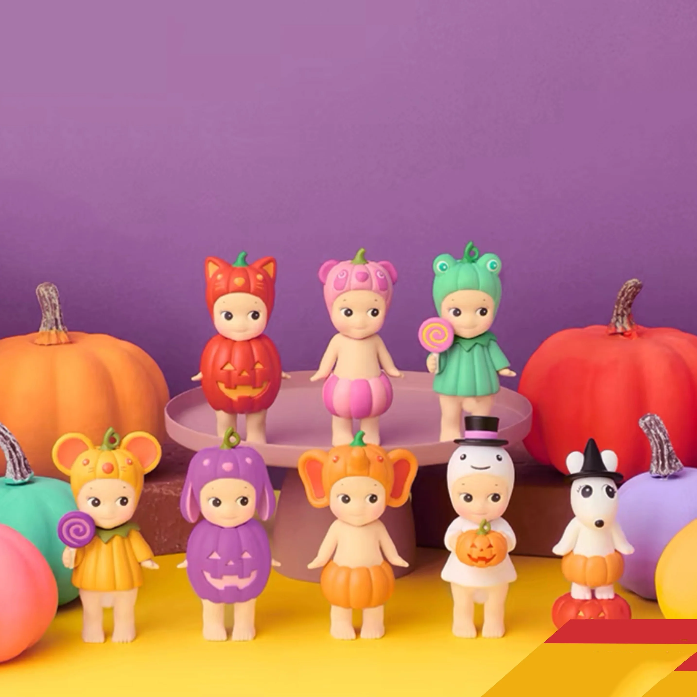 Na Stanie 100% Oryginalny Sonny Angel Pumpkin Patch Series Blind Box Modny Model Kolekcjonerski Ozdoba na Biurko Prezent na Halloween Zabawka