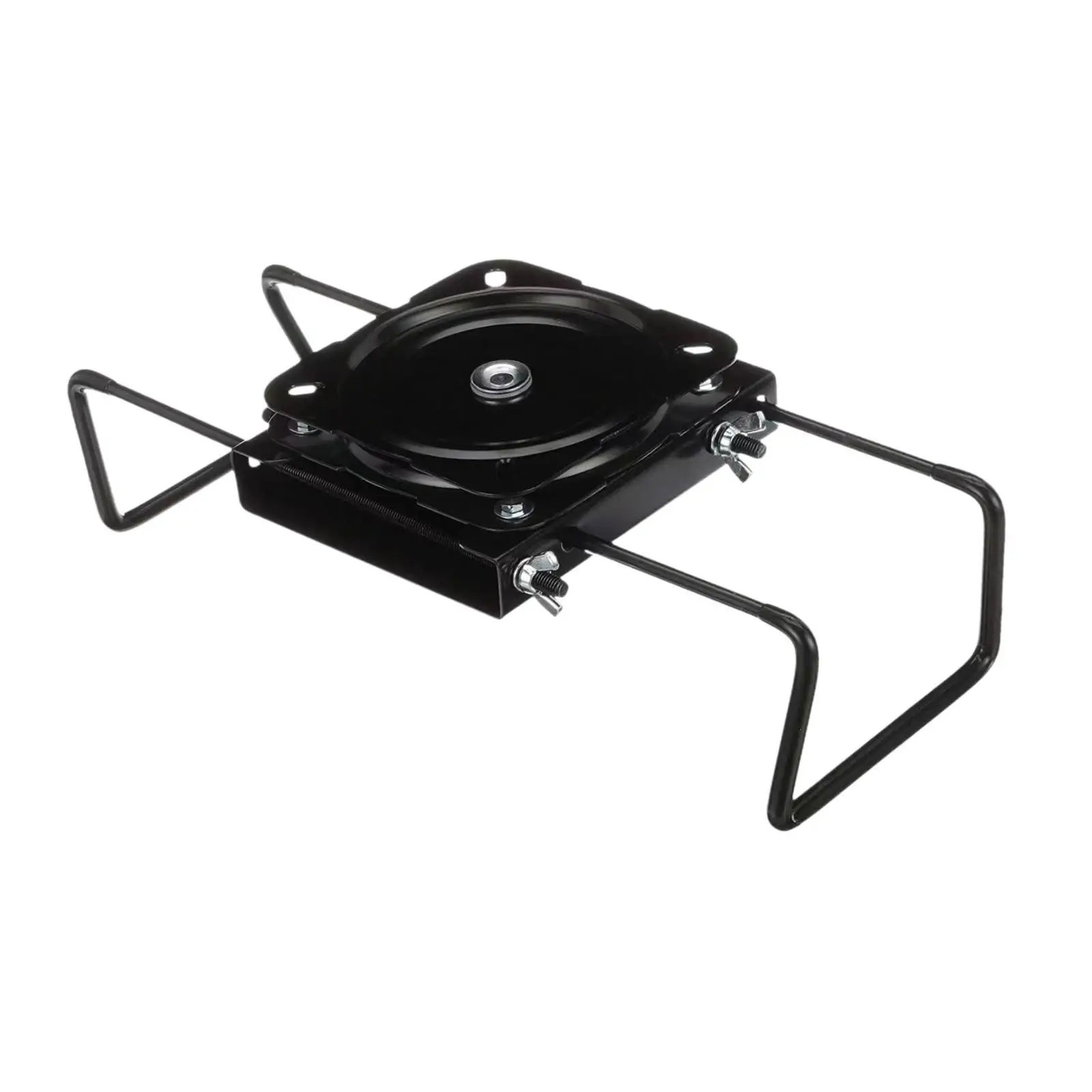 Black Boat Seat Swivel Base Easy Install Pedestal Mount Hardware Rotatable Chair for Fishing Boat Platform