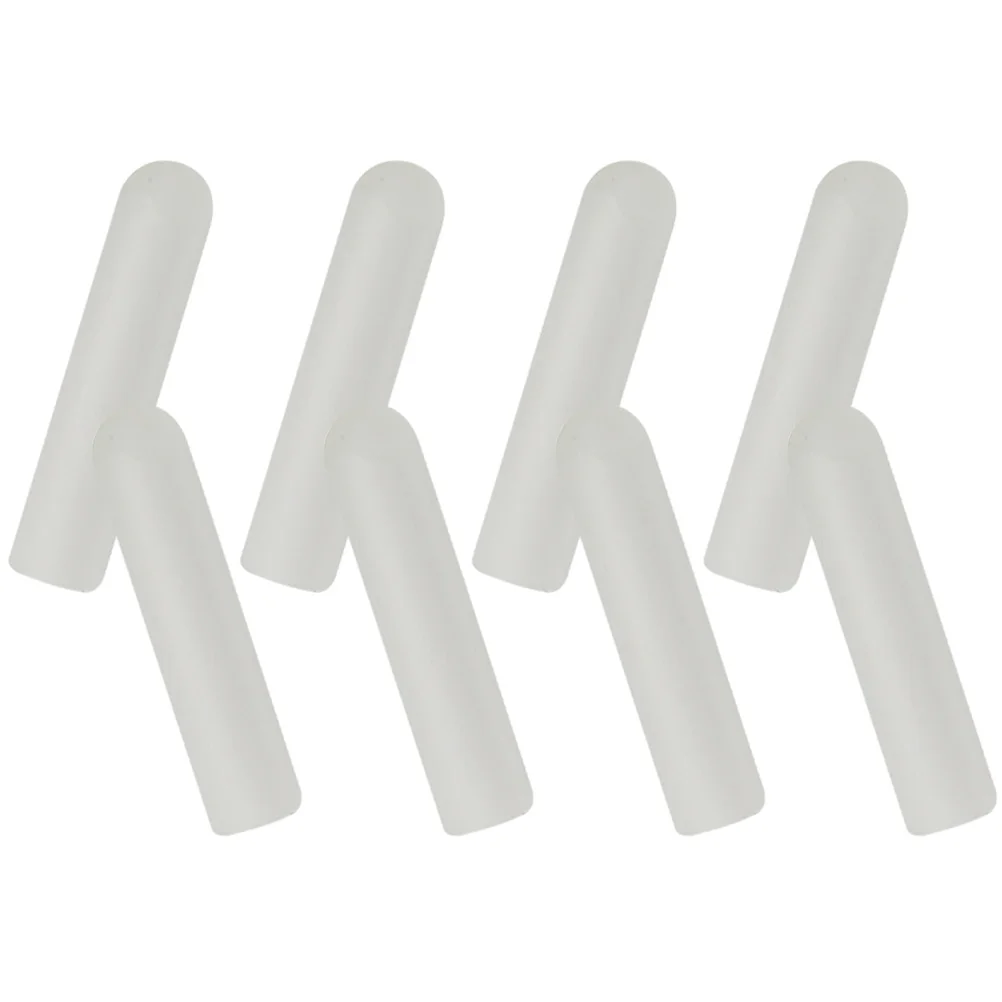 

8 Pcs Shoelace Tips 5mm x 22mm Clear Replacement Ends Luminous DIY Plastic Craftsmanship Sneaker Accessories