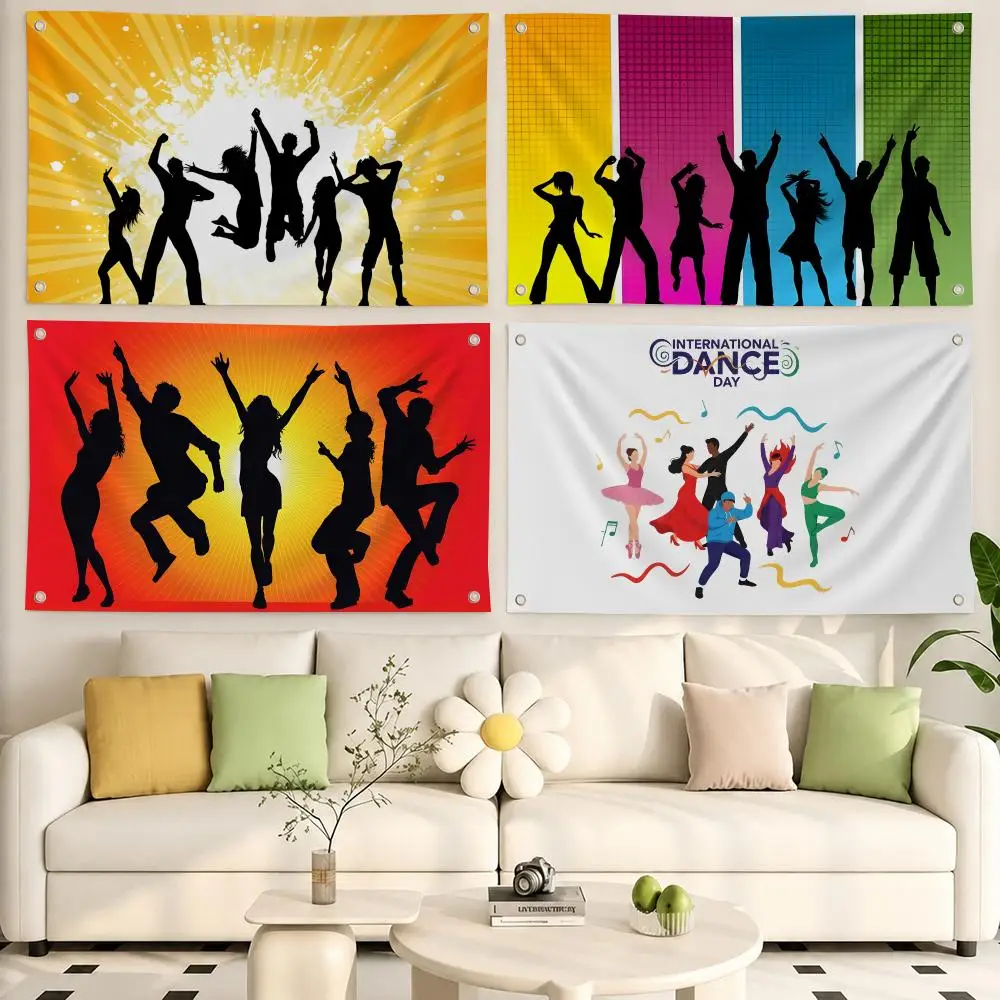 Observance International Dance Day Flags Flags, Room, Dormitory, Camping, Party, Home Decor Gifts