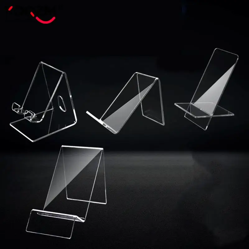 

Transparent Cell Phone Holder Acrylic Display Stand Clear Rack Stand For Cell Phone Display For Samsung/Huawei/Xiaomi For Iphone