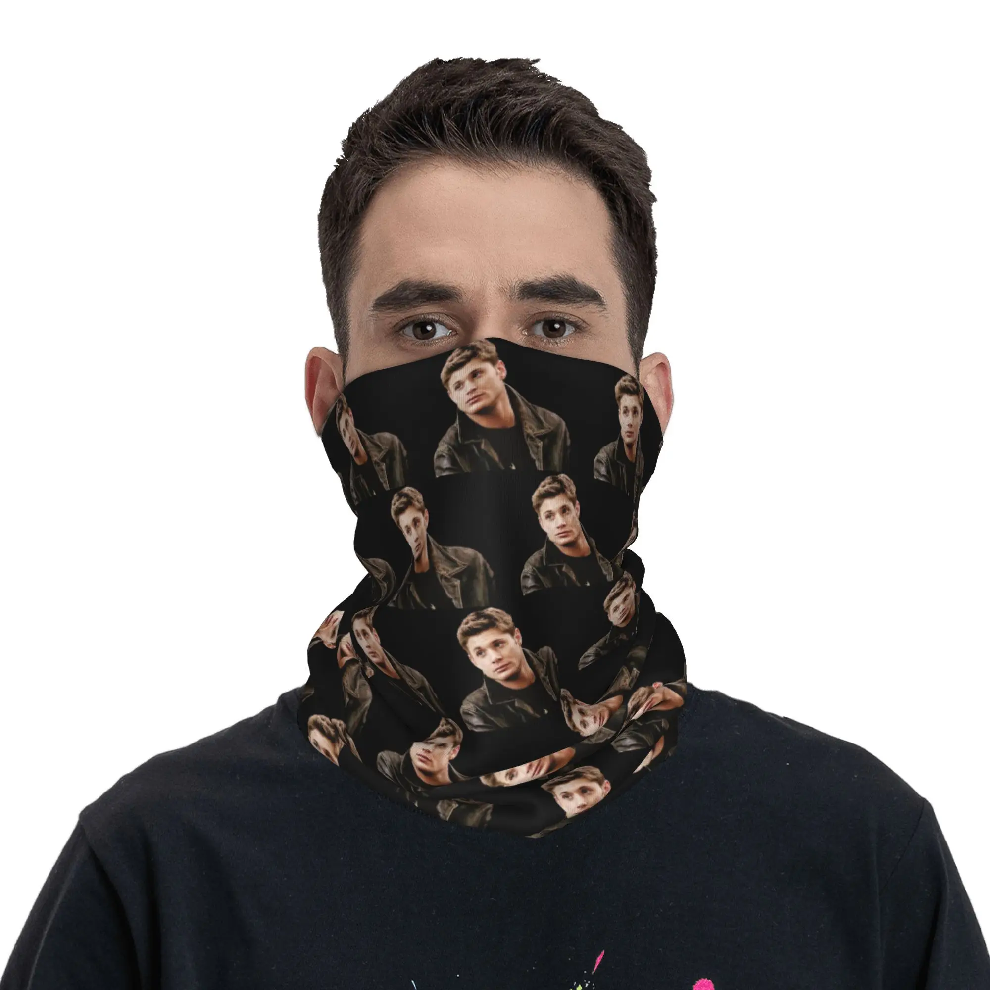 

Dean Winchester Supernatural Bandana Neck Gaiter Printed Mask Scarf Multi-use Cycling Scarf Outdoor Sports