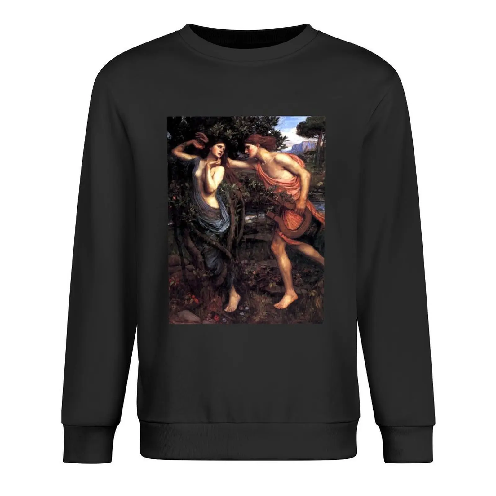 

Apollo and Daphne - John William Waterhouse Pullover graphic t shirts men male clothes sweatshirts for men