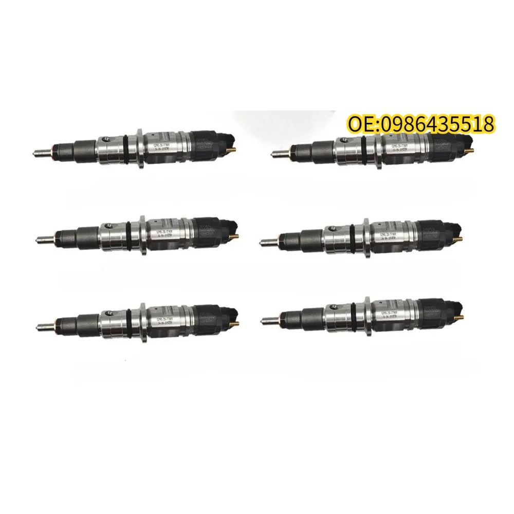 

For 6PCS 0986435518 Cummins Diesel Rail Fuel Injector Super kit PFI-518 for 6.7L Dodge Ram 2007.5-12