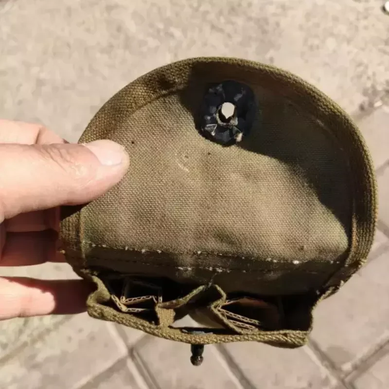 Earth Yellow  Green Pouch 1943 WWII US Army M1 M2 Carbine Canvas Magazine Bag