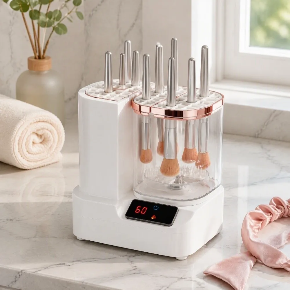 Multifunctional Makeup Brush Cleaner Portable Automatic Makeup Brush Dryer USB Powered Electric Electric Makeup Brush Cleaner