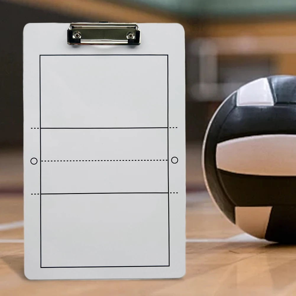 Volleyball Tactic Coaching Board Coaches Clipboard 13.7x8.6 Inch Basketball Guidance Training Aid for Sports Training Game Plan