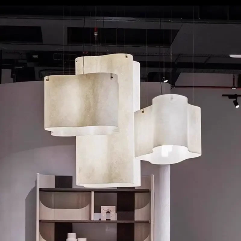Nuvola Cloud Pendant Lamp Creative LED Fabric Hanging Chandelier For Parlor Restaurant Hotel Project Modern Large Pendant Lamp